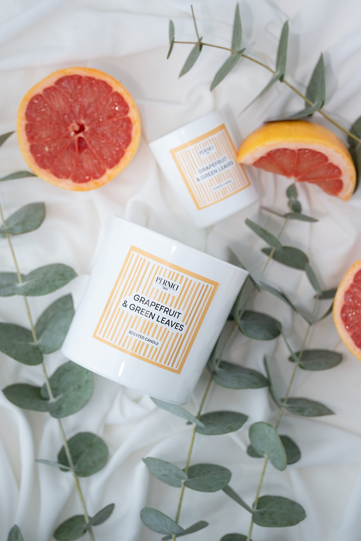 Candele summer grapefruit ambientate