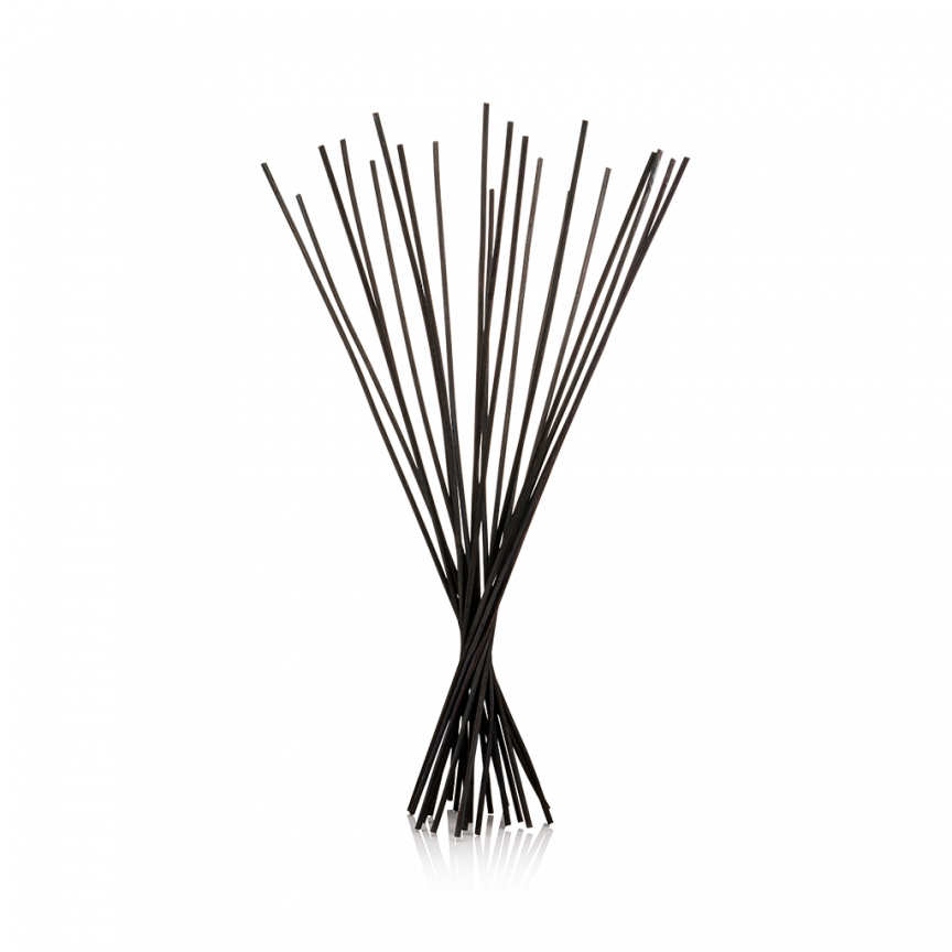 Set of 10 Black Wicks Diffuser 500 ml