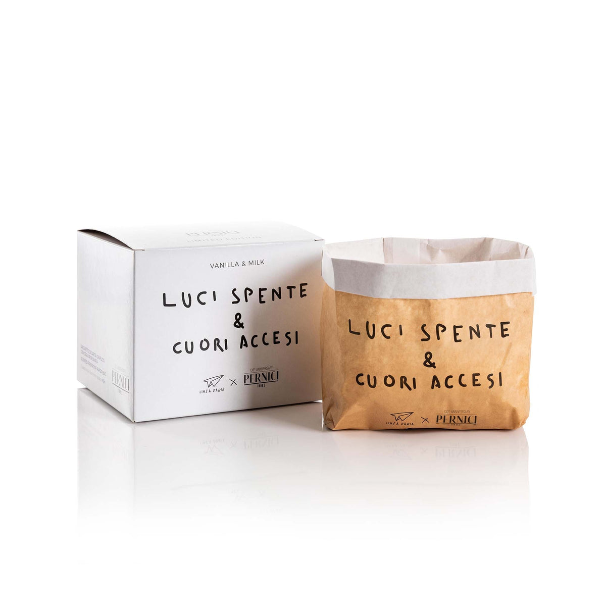 Candela Luci spente & cuori accesi - Vanilla & Milk