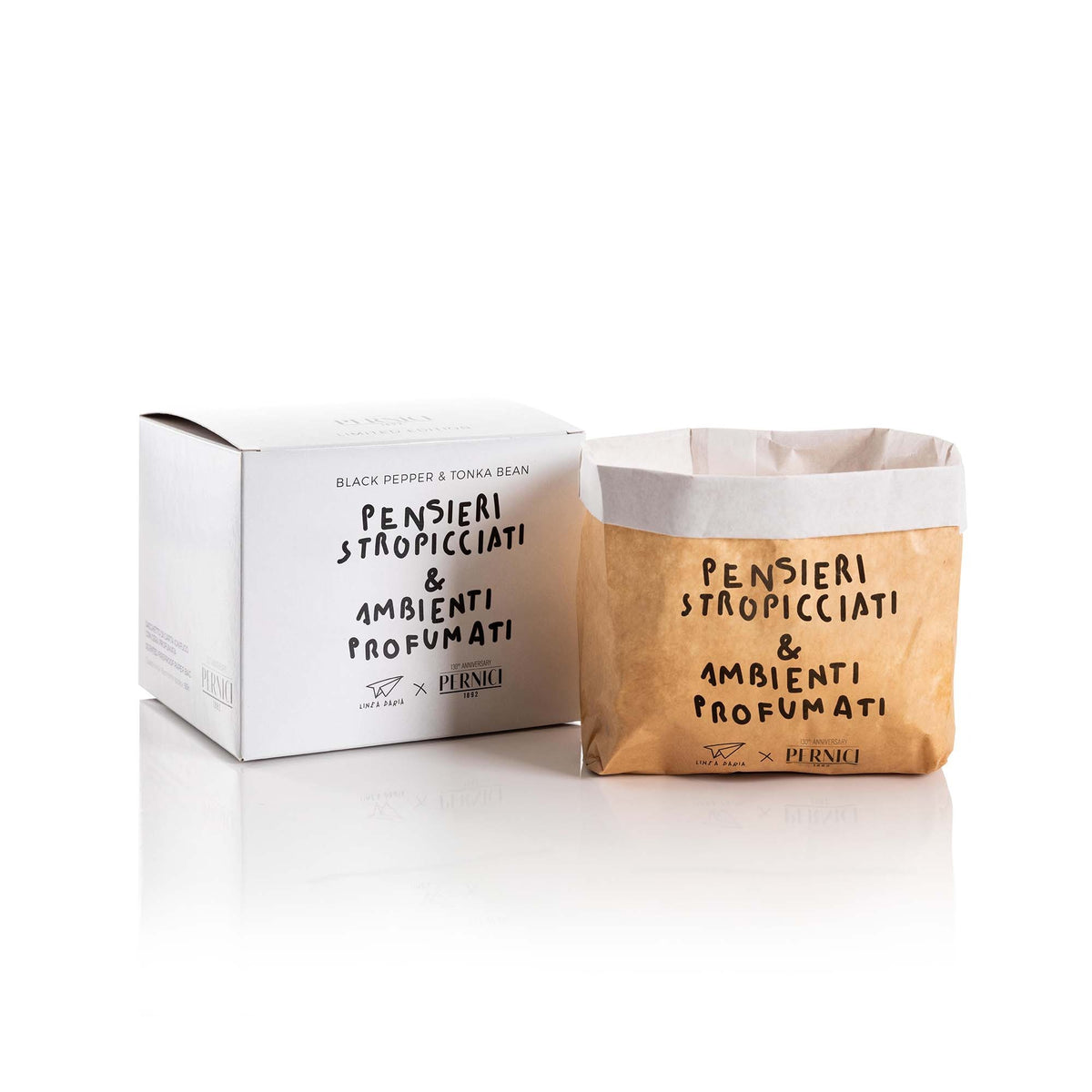 Candela Pensieri stropicciati & Ambienti profumati- Black Pepper