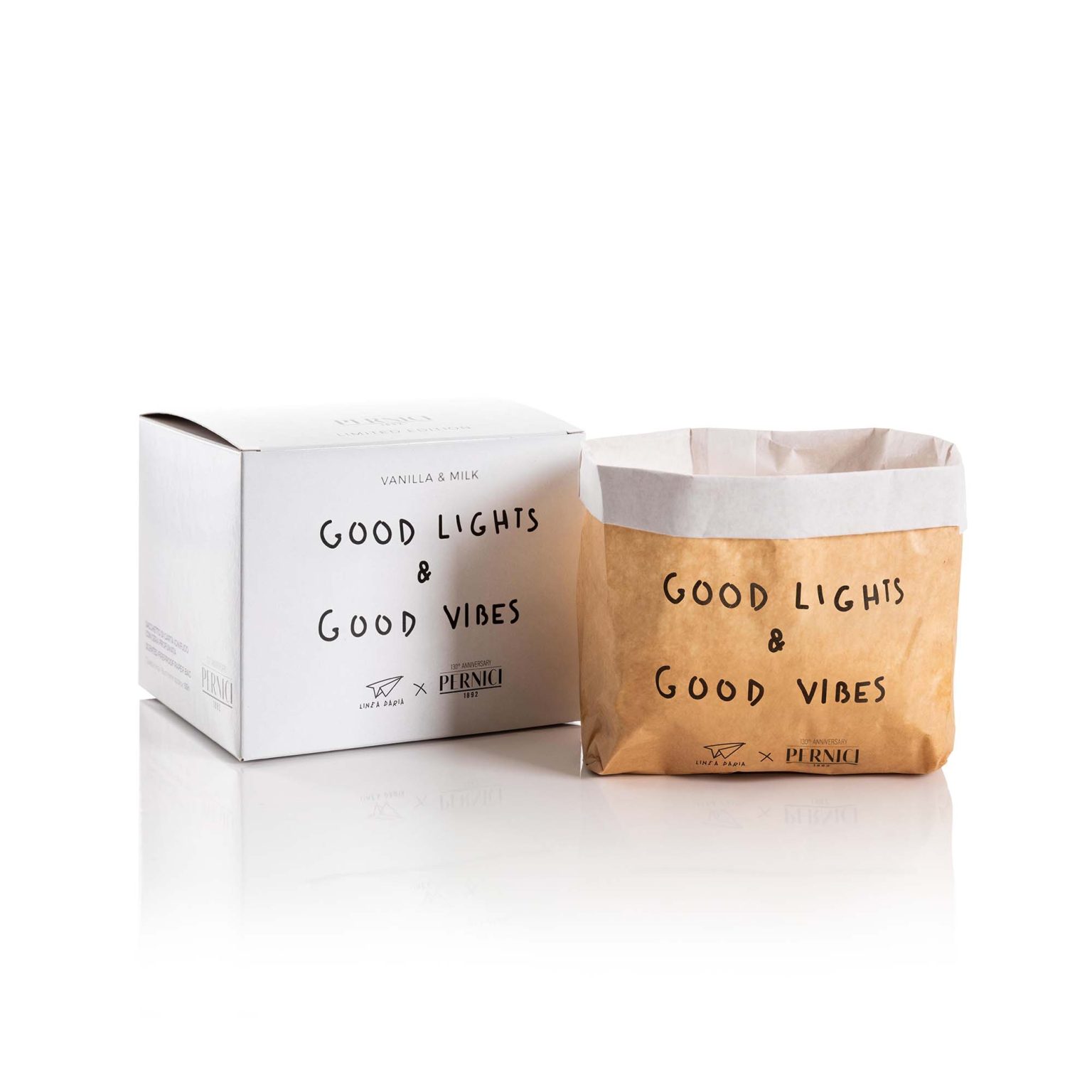 Bougie parfumée spéciale "Pensieri Stropicciati - Good light &amp; good vibes still life