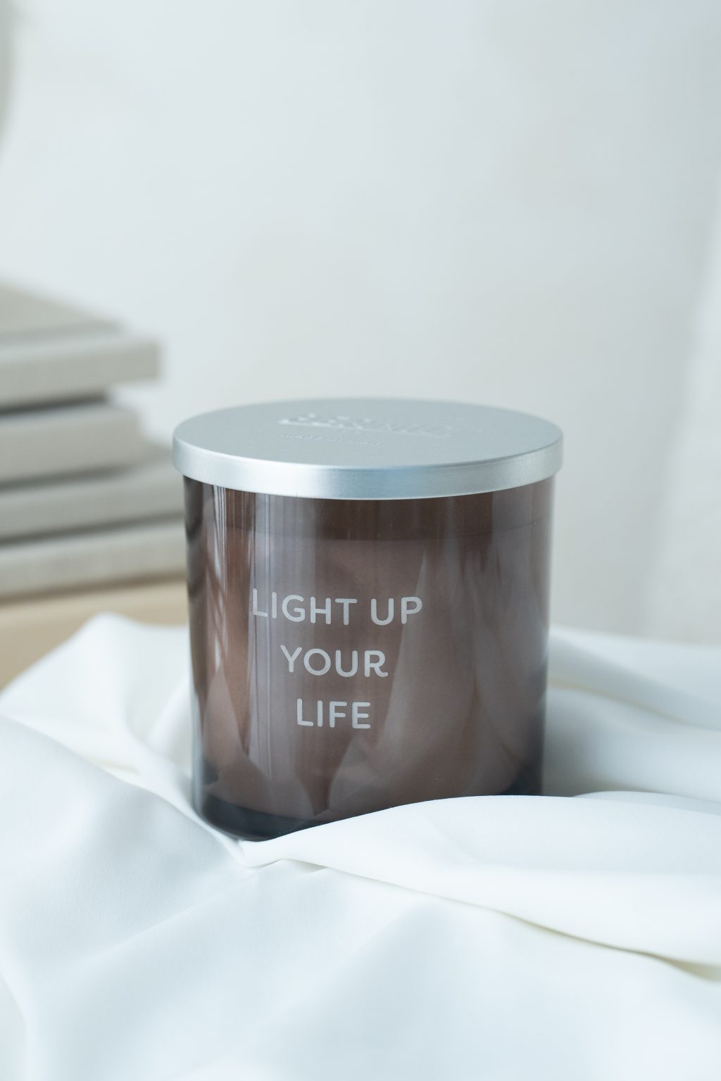 Bougie d'ambiance Light up your life avec capuchon